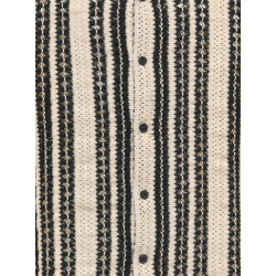 ONLY & SONS Junior Dani Hæklet Kortærmet Skjorte - Cloud Dancer / Sort