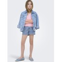 KIDS ONLY Comet Mid Brede Shorts - Light Blue Denim