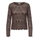 JDY Sun Lay Strik Pullover - Chicory Coffee