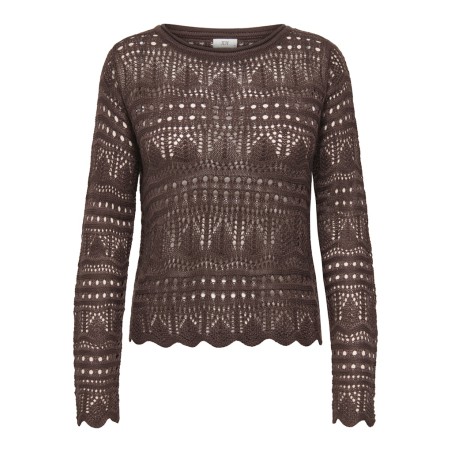JDY Sun Lay Strik Pullover - Chicory Coffee