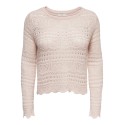 JDY Sun Lay Strik Pullover - Pink Dogwood