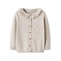 NAME IT Mini Diame Langærmet Strik Cardigan - Peyote Melange