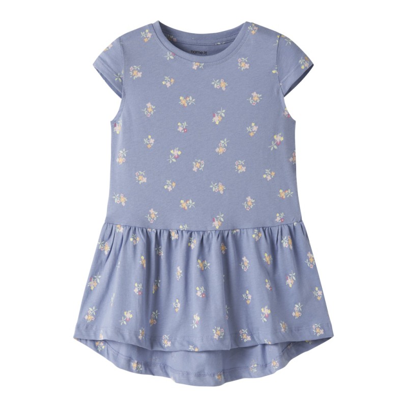 NAME IT MINI Vigga Capsl Kjole - Purple Impression / Flower Bundle