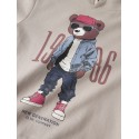 NAME IT Kids Dobs Hoodie Sweatshirt - Chateau Gray