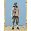NAME IT Kids Dobs Hoodie Sweatshirt - Chateau Gray