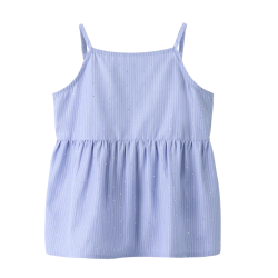 NAME IT Kids Floritta Strop Top - Purple Impression