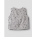 NAME IT Kids Drita Kort Top - Lavender Gray