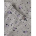 NAME IT Kids Drita Kort Top - Lavender Gray