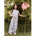 NAME IT Kids Drita Kort Top - Lavender Gray