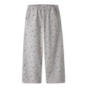 NAME IT Kids Drita Brede Bukser - Lavender Gray