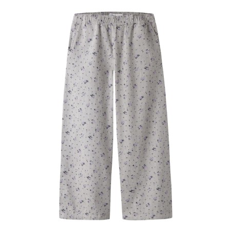 NAME IT Kids Drita Brede Bukser - Lavender Gray