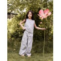 NAME IT Kids Drita Brede Bukser - Lavender Gray