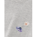 NAME IT Kids Darmilla S/S Relaxed T-shirt - Light Grey Melange