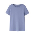 NAME IT Kids Nakal Kortærmet Slim Top - Purple Impression