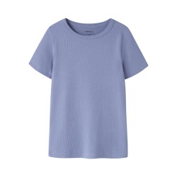 NAME IT Kids Nakal Kortærmet Slim Top - Purple Impression