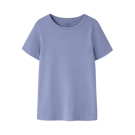 NAME IT Kids Nakal Kortærmet Slim Top - Purple Impression