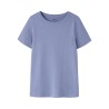 NAME IT Kids Nakal Kortærmet Slim Top - Purple Impression