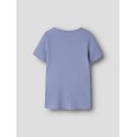 NAME IT Kids Nakal Kortærmet Slim Top - Purple Impression