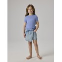 NAME IT Kids Nakal Kortærmet Slim Top - Purple Impression
