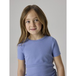 NAME IT Kids Nakal Kortærmet Slim Top - Purple Impression