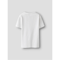 NAME IT Kids Nakal Kortærmet Slim Top - Bright White