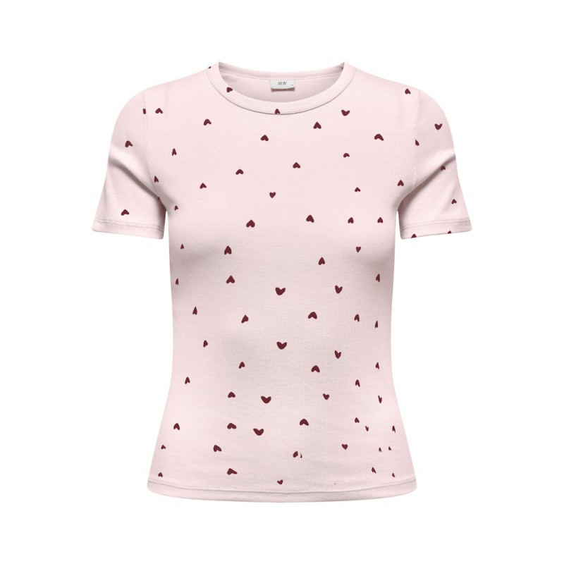 JDY Lucky S/S Rund Hals T-shirt - Pastel Yellow