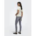 JDY Lucky S/S Rund Hals T-shirt - Cloud Dancer
