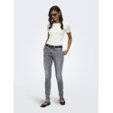 JDY Lucky S/S Rund Hals T-shirt - Cloud Dancer