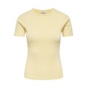 JDY Lucky S/S Rund Hals T-shirt - Pastel Yellow