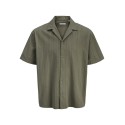 JACK & JONES Plus Tyson Resort kortærmet Skjorte - Vetiver