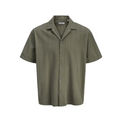 JACK & JONES Plus Tyson Resort kortærmet Skjorte - Vetiver
