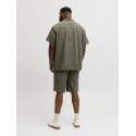 JACK & JONES Plus Tyson Resort kortærmet Skjorte - Vetiver