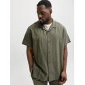 JACK & JONES Plus Tyson Resort kortærmet Skjorte - Vetiver