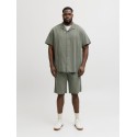 JACK& JONES Plus Jaiden Tyson Jogger Shorts - Vetiver
