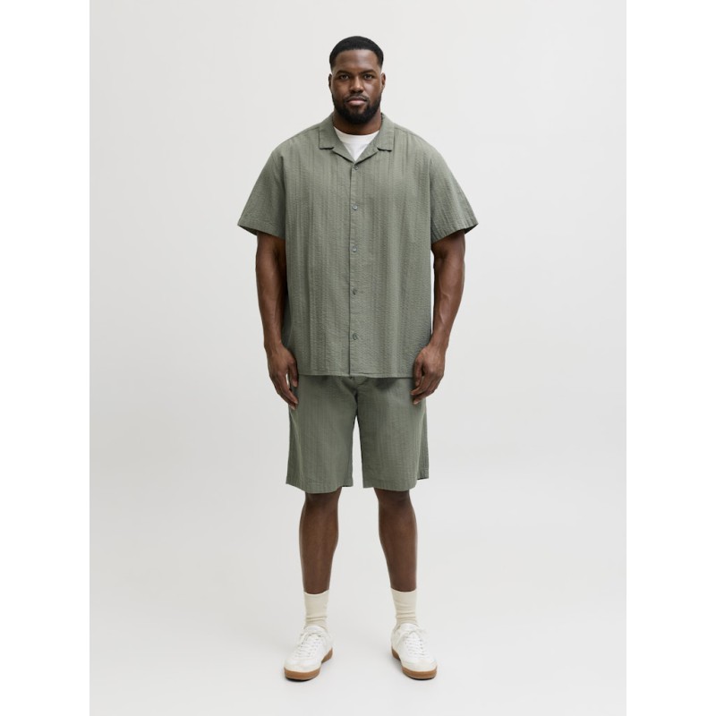 JACK& JONES Plus Jaiden Tyson Jogger Shorts - Vetiver