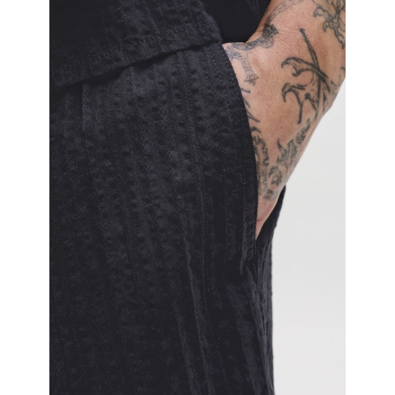 JACK& JONES Plus Jaiden Tyson Jogger Shorts - Sort