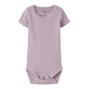 NAME IT Baby Kab Rib Kortærmet Bodystocking - Fragrant Lilac