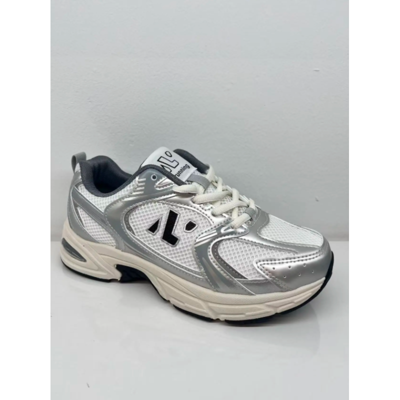 Italia Erica Chunky Sneakers - Silver