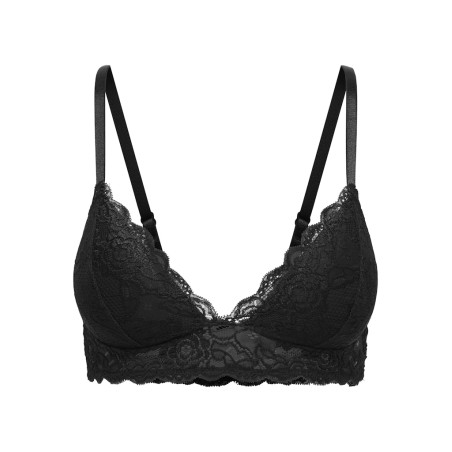 ONLY Chloe Blonde Paddet Bralette - Sort