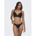 ONLY Chloe Blonde Paddet Bralette - Sort
