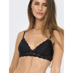 ONLY Chloe Blonde Paddet Bralette - Sort