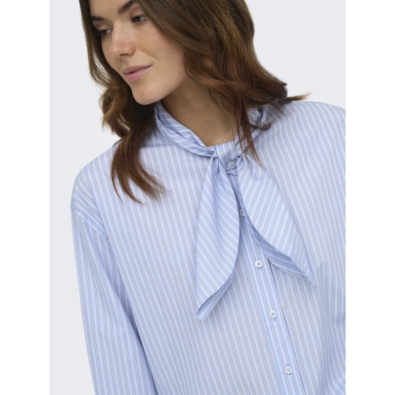 ONLY Disako Langærmet Sløjfe Skjorte - Windsurfer