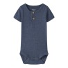 NAME IT BABY Kab Kortærmet Bodystocking - Vintage Indigo