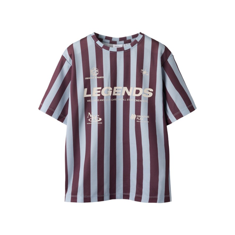 NAME IT Kids Fidur Kortærmet T-shirt - Blue Fog