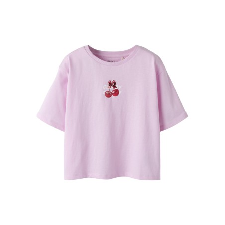 NAME IT Kids Farinaz Kortærmet Kort Top - Pirouette