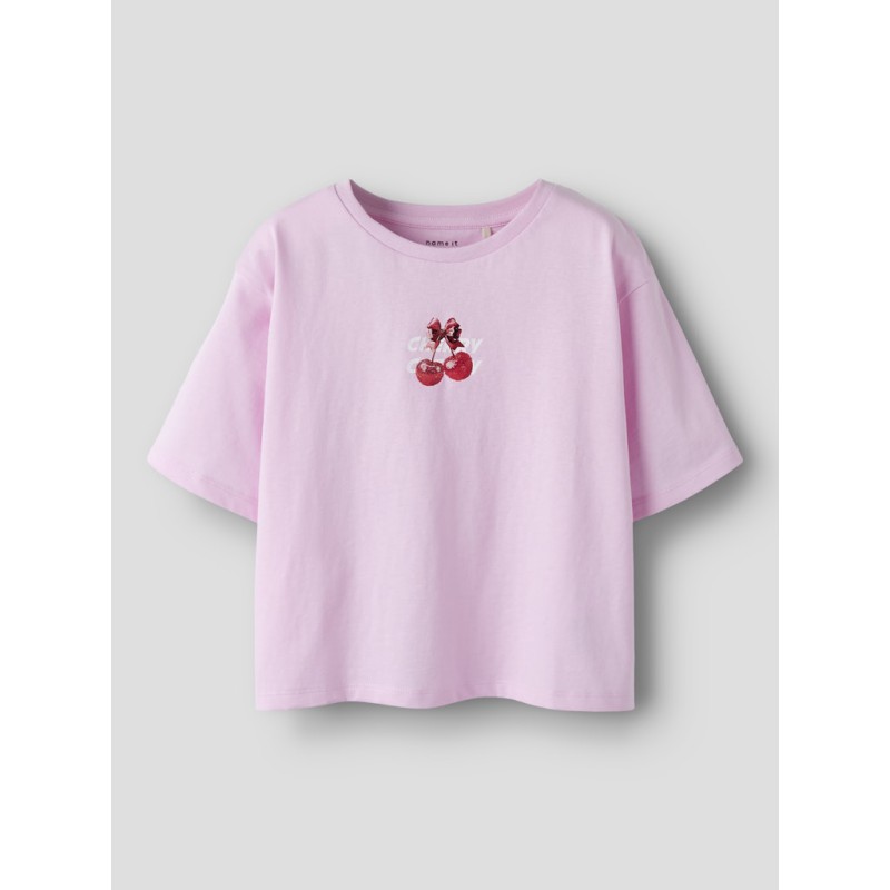NAME IT Kids Farinaz Kortærmet Kort Top - Pirouette