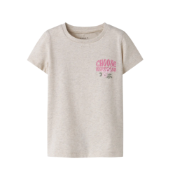 NAME IT Mini Dartiana S/S T-shirt - Peyote Melange