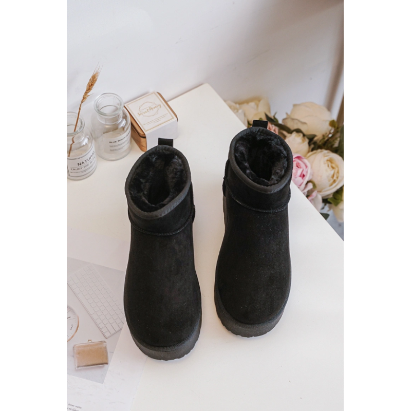 ITALIA Kids Platform Bamsesko M. Høj skaft - Sort