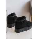 ITALIA Kids Platform Bamsesko M. Høj skaft - Sort