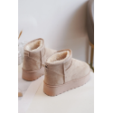 ITALIA Kids Platform Bamsesko M. Høj skaft - Beige